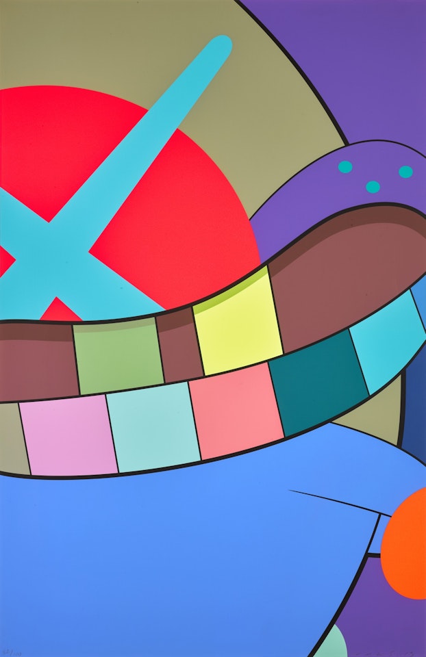 UPS AND DOWNS: ONE PRINT by Kaws