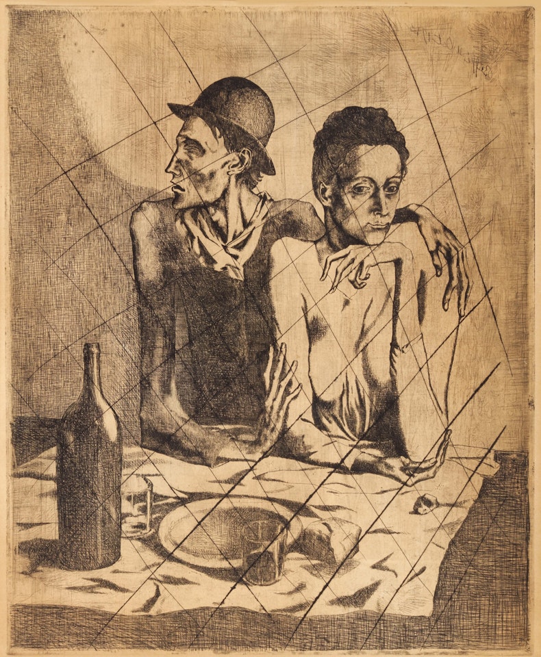 LE REPAS FRUGAL (B. 1; BA. 2) by Pablo Picasso