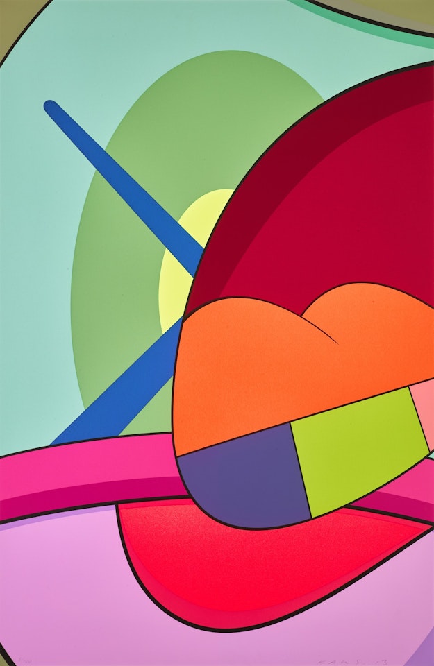 UPS AND DOWNS: ONE PRINT by Kaws