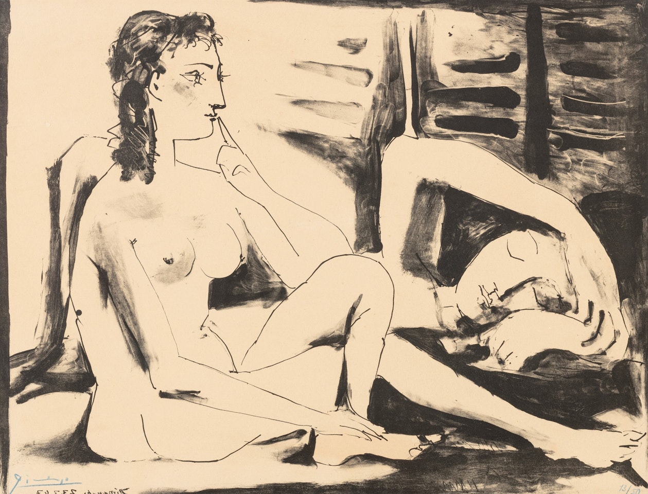 LA DORMEUSE (B. 435; M. 81) by Pablo Picasso