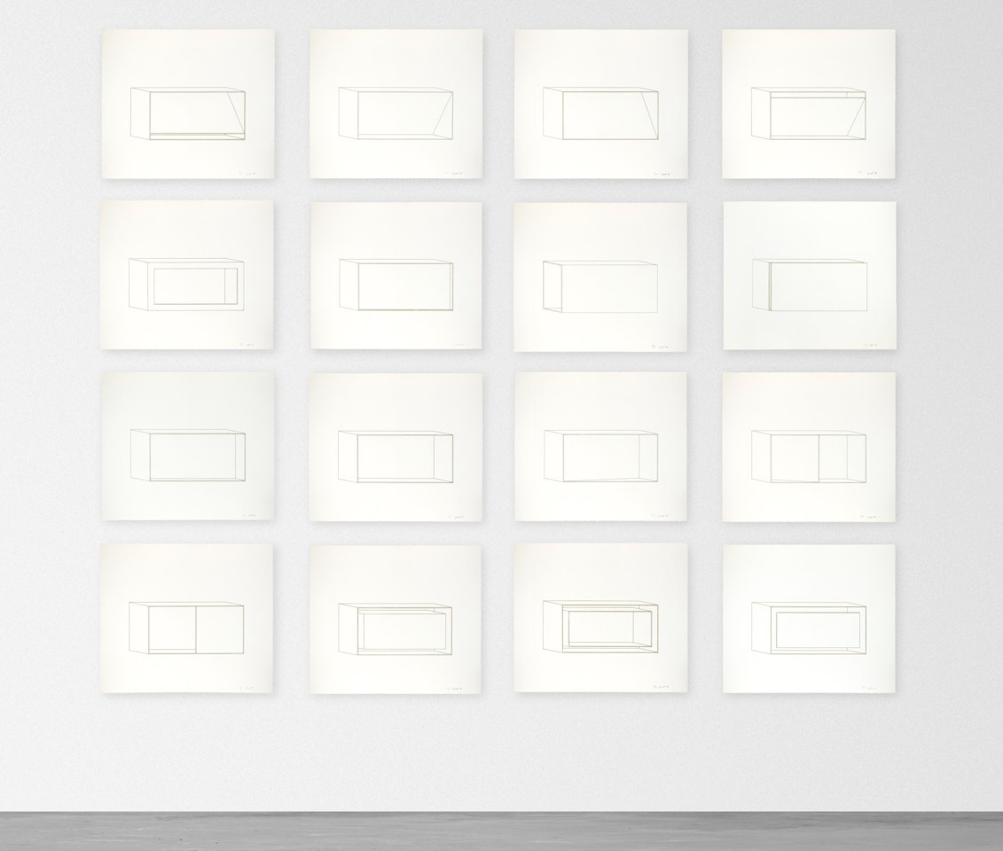 UNTITLED (SCHELLMANN 102-117) by Donald Judd