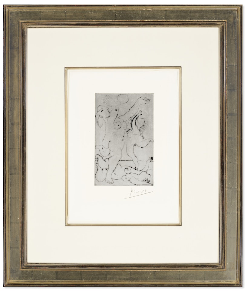 Jeu sur la plage by Pablo Picasso
