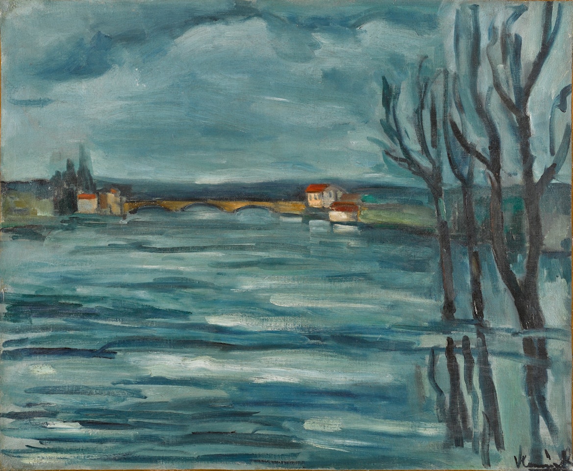INONDATION À CHATO by Maurice de Vlaminck