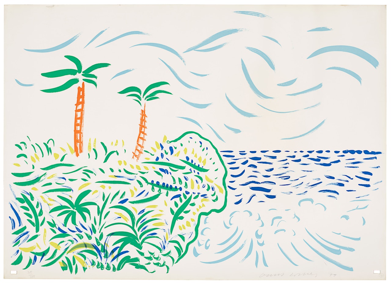 Bora Bora by David Hockney
