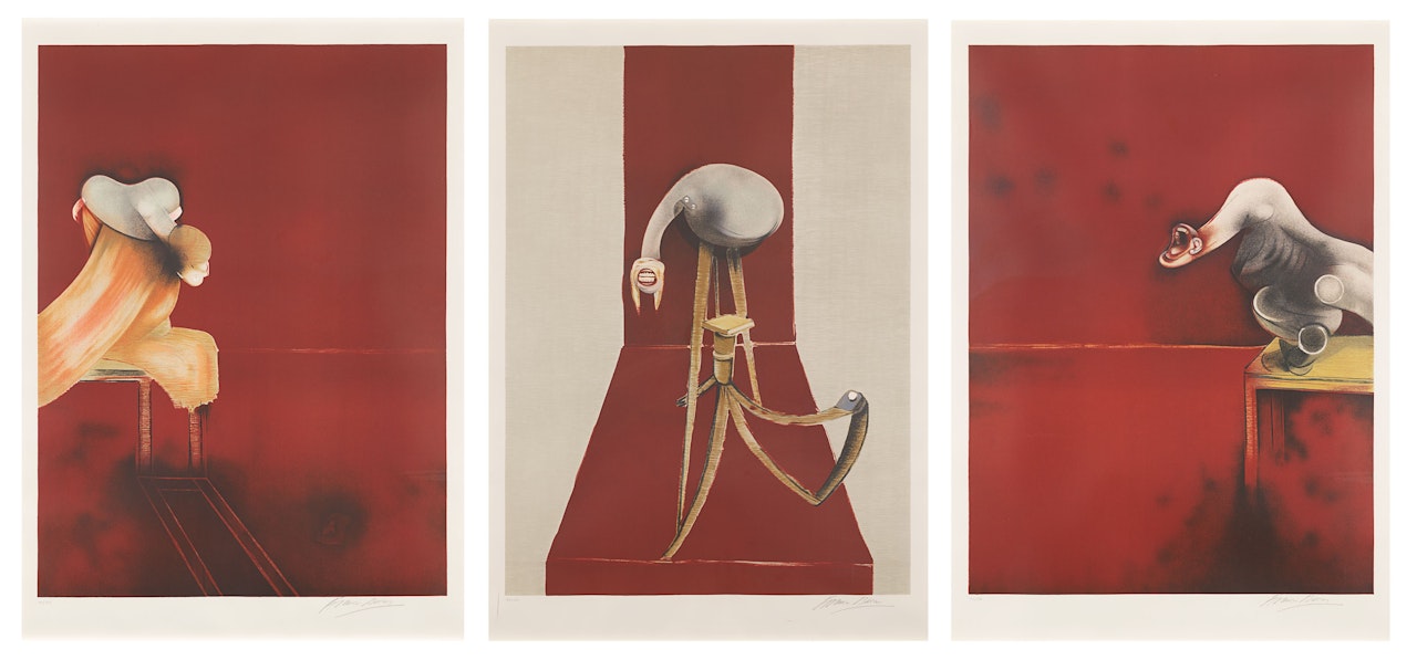 Second Version, Triptych 1944 (Large Version) by Francis Bacon