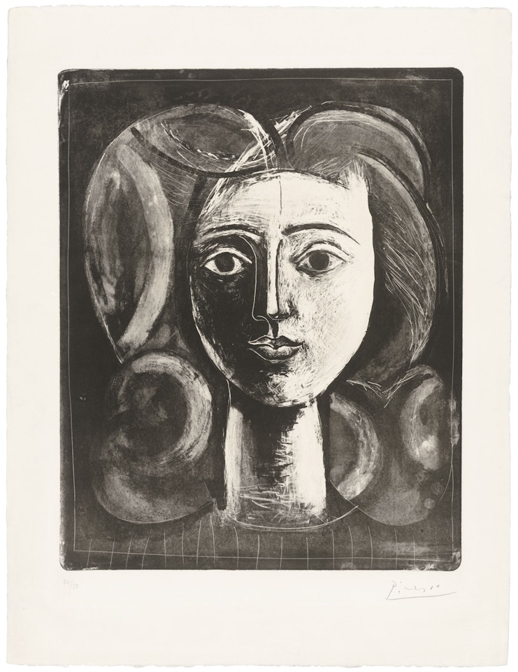 Tête de jeune fille by Pablo Picasso