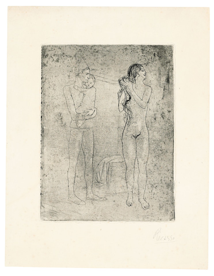 La toilette de la mère by Pablo Picasso