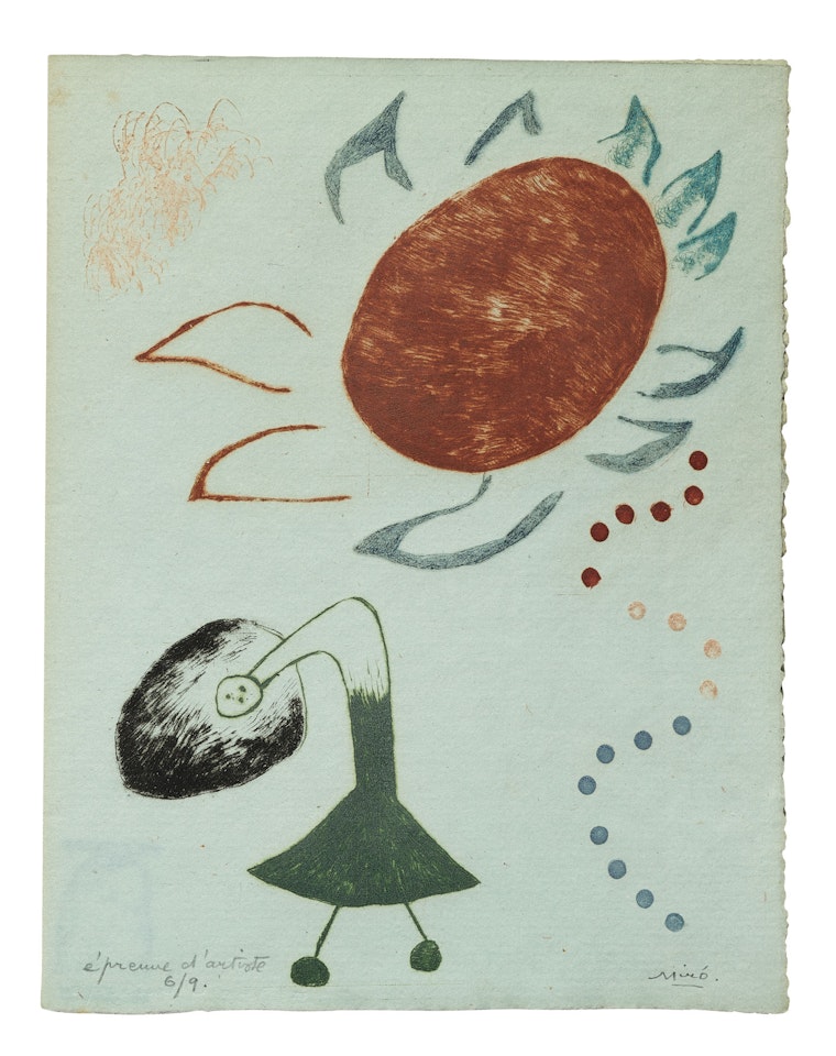 Au paradis des fantômes by Joan Miró
