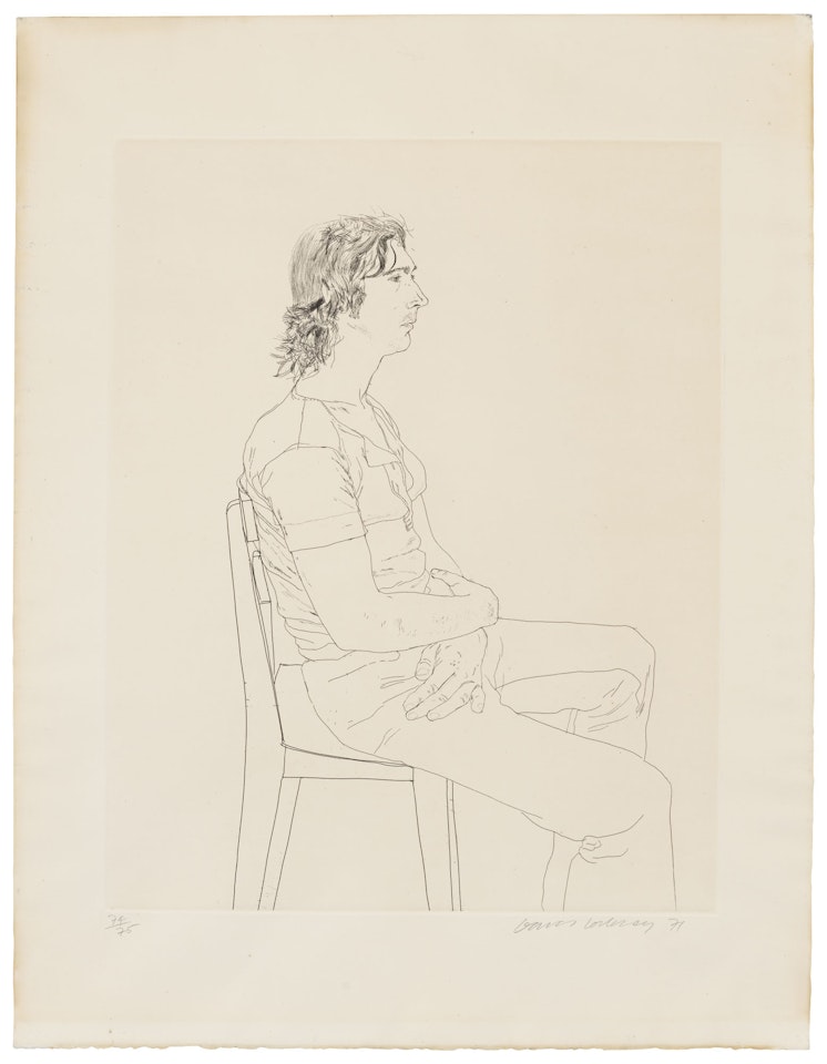 Maurice Payne by David Hockney
