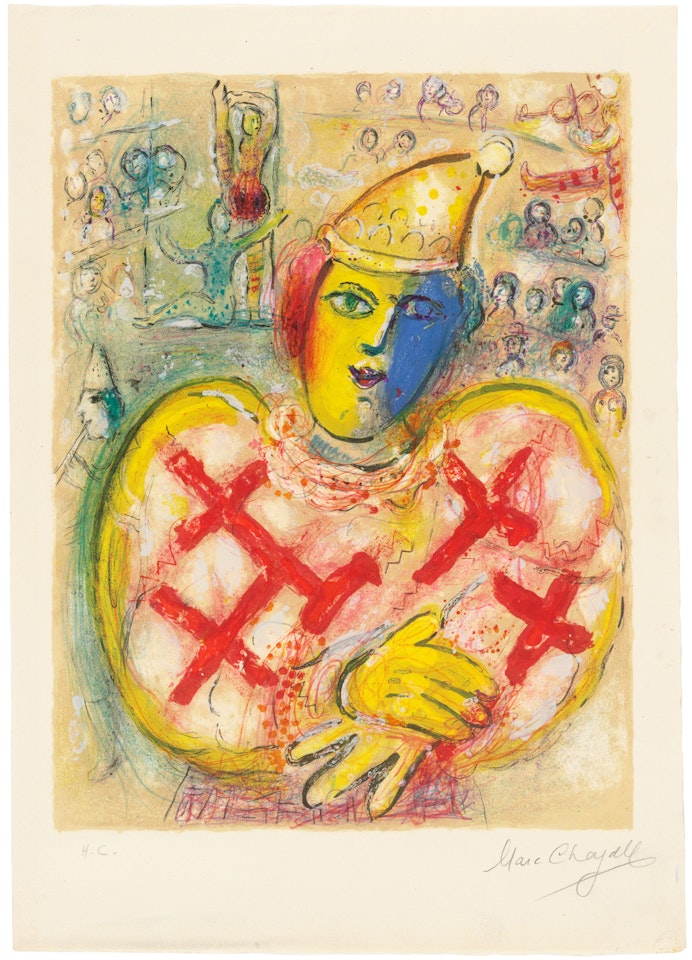 Le Cirque: One plate by Marc Chagall