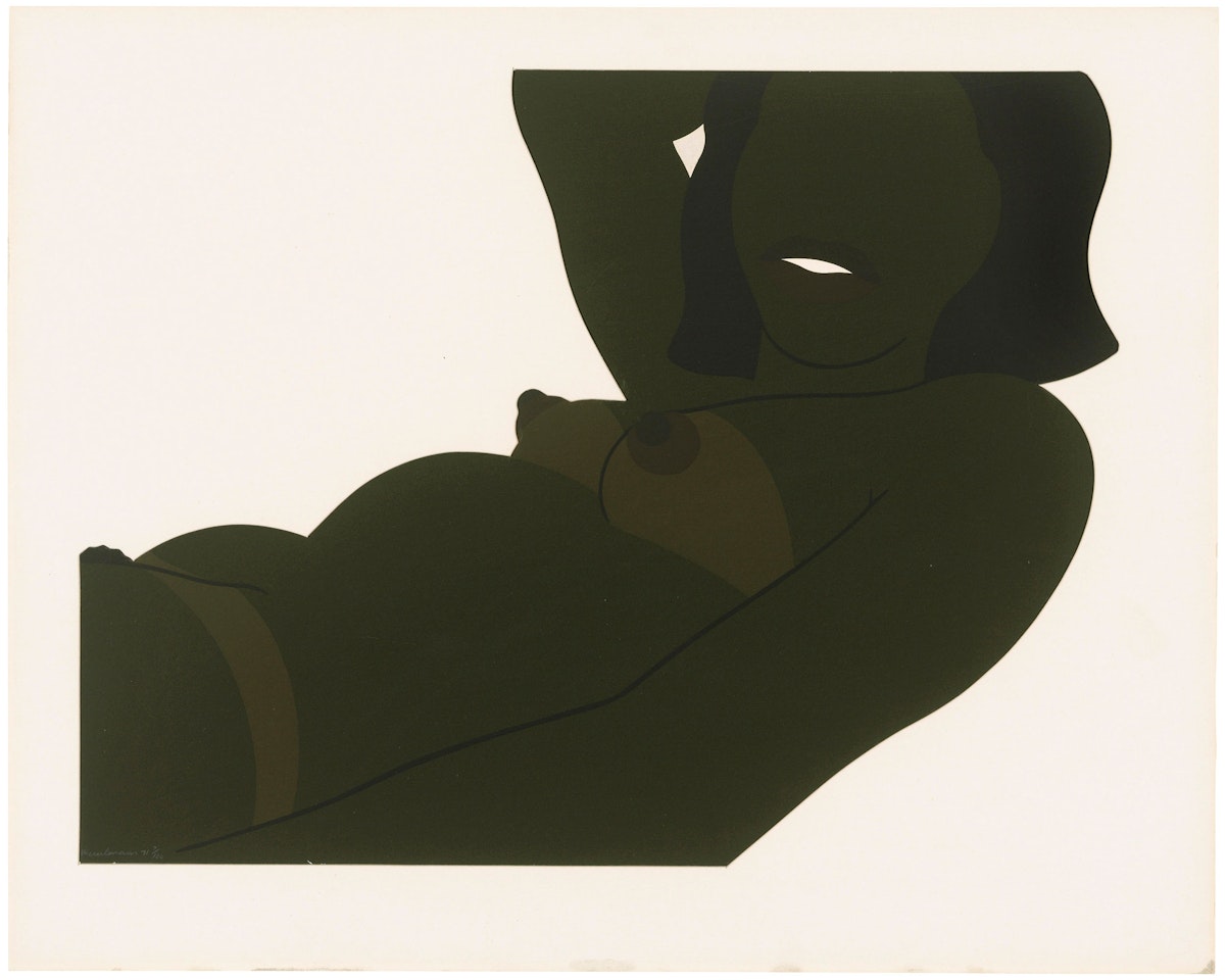 Great American Brown Nude: Cut-out by Tom Wesselmann