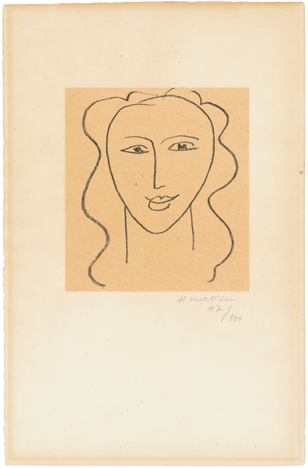Études pour la Vierge, Visage by Henri Matisse