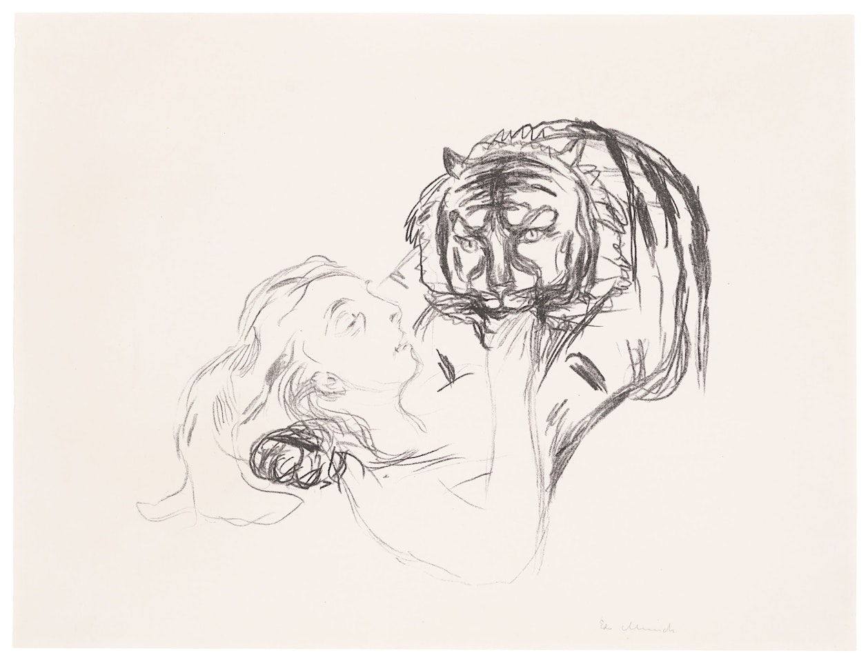 Tigeren, from: Alfa og Omega by Edvard Munch