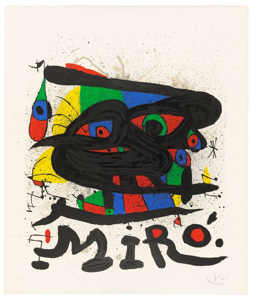 Poster for the Exhibition Miro Sculptures by Joan Miró
