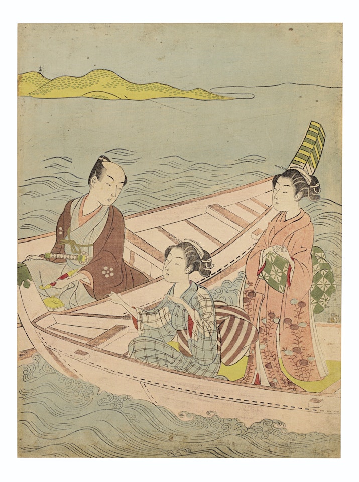 Pleasure boating by Suzuki Harunobu