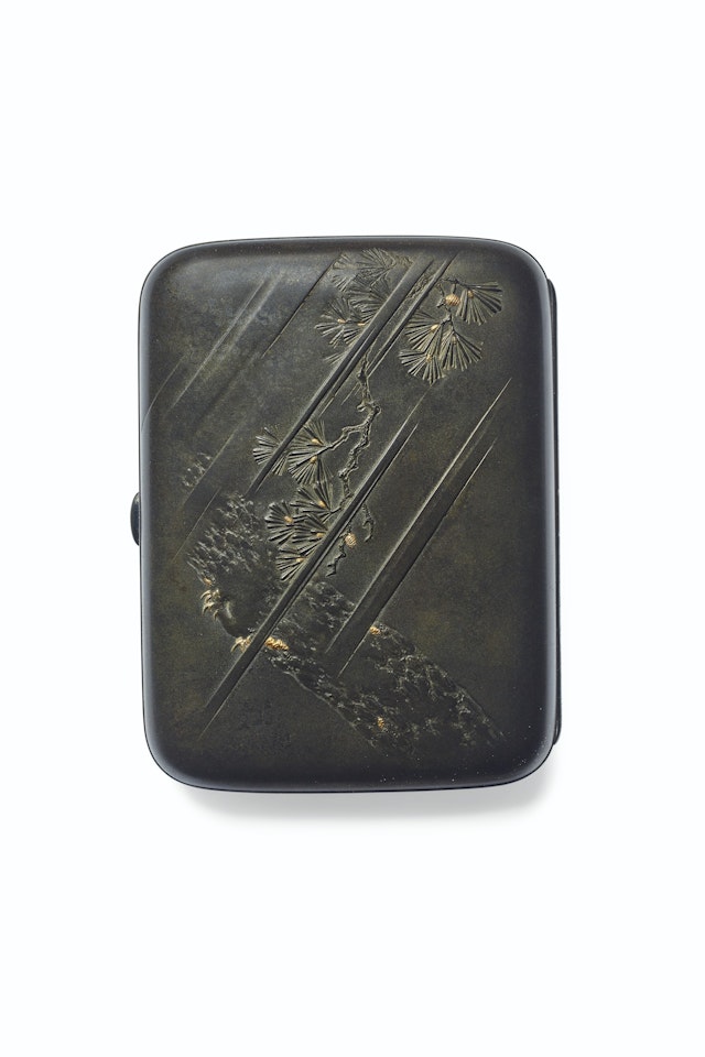 A SHIBUICHI CIGARETTE CASE by Anonymous