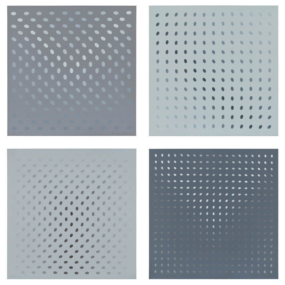 Nineteen Greys by Bridget Riley