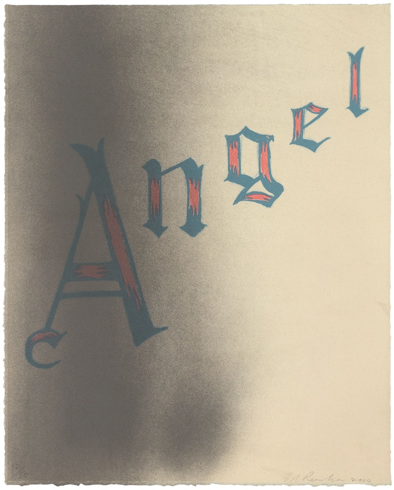 Angel by Ed Ruscha