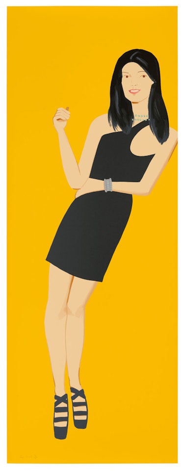 Yi, from: Black Dress by Alex Katz