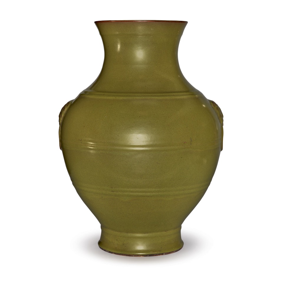 A LARGE TEADUST-GLAZED VASE by Anonymous