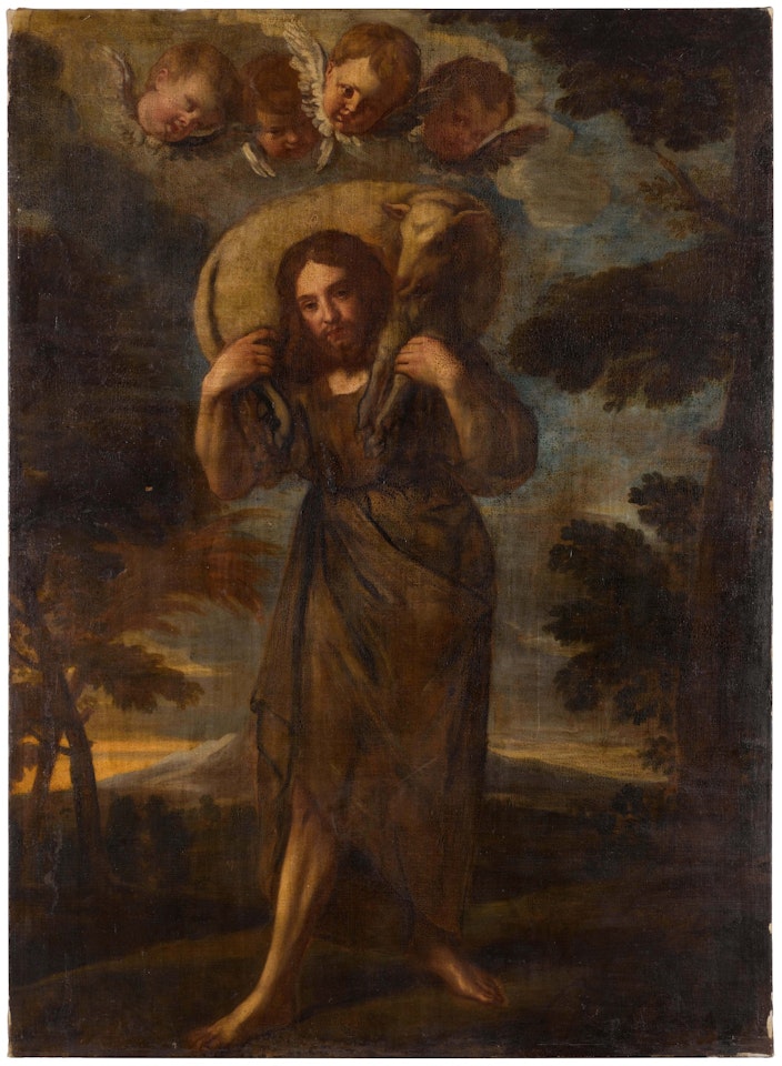 SAINT JOHN THE BAPTIST by Spanish School