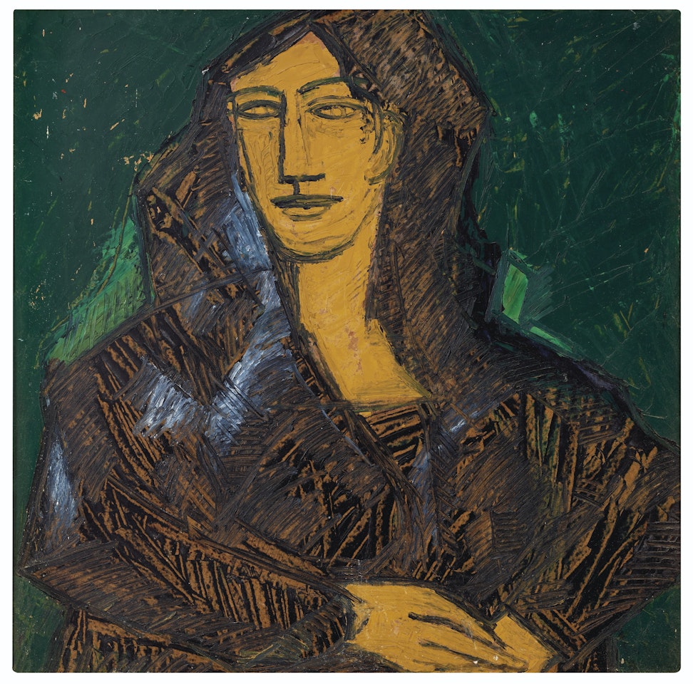 Untitled (Lady with a Veil) by Francis Newton Souza