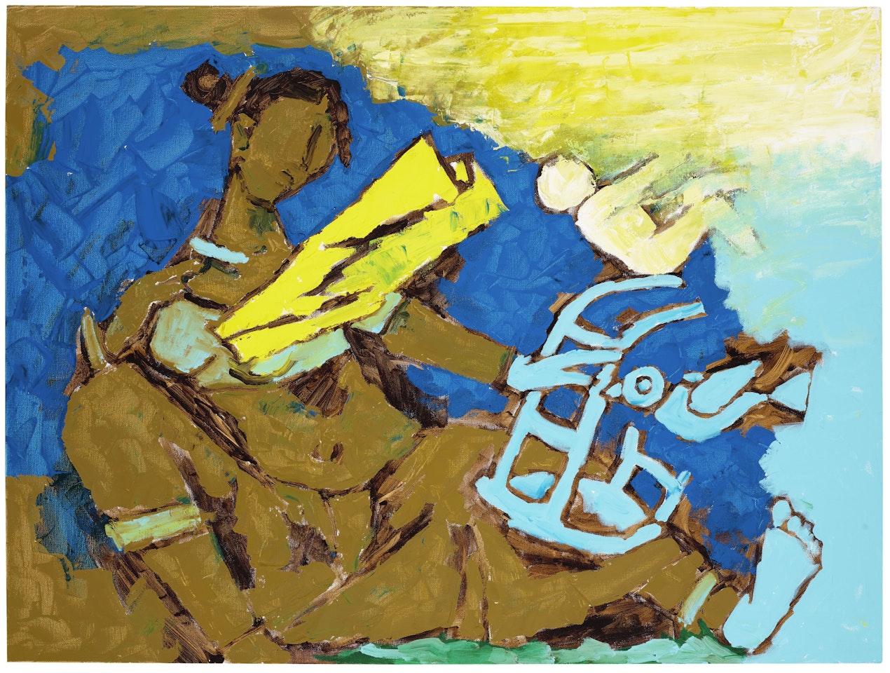 Painting II by M.F. Husain