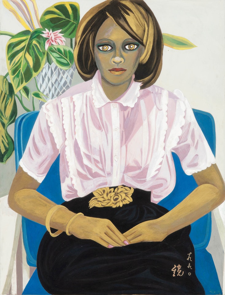 Woman in a Pink Blouse by Chun Kyung-ja