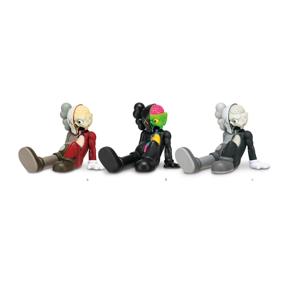 Resting Place Companion (Brown, Black, Grey) by Kaws