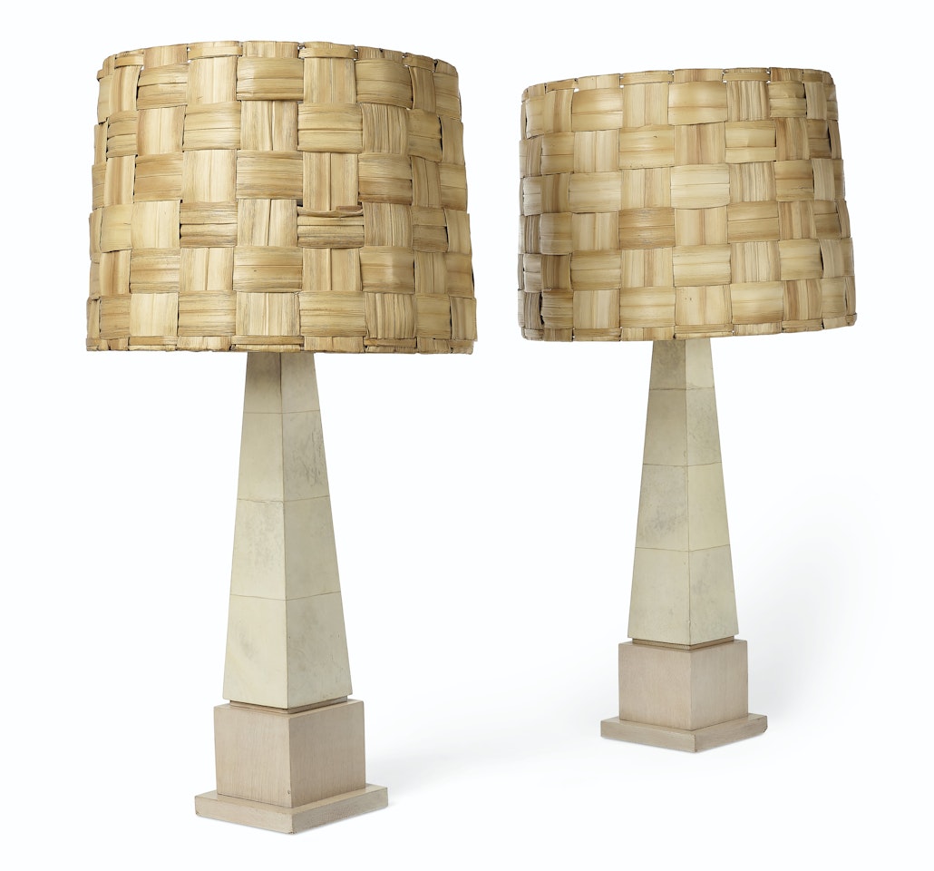 A PAIR OF TABLE LAMPS by Samuel Marx