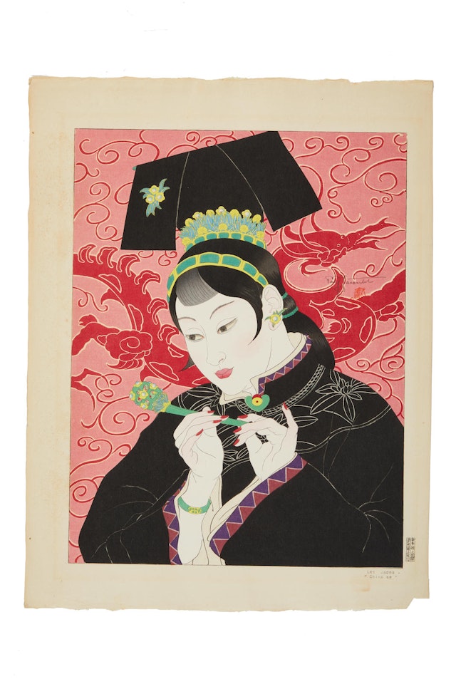 Les Jades "Chinoise" by Paul Jacoulet