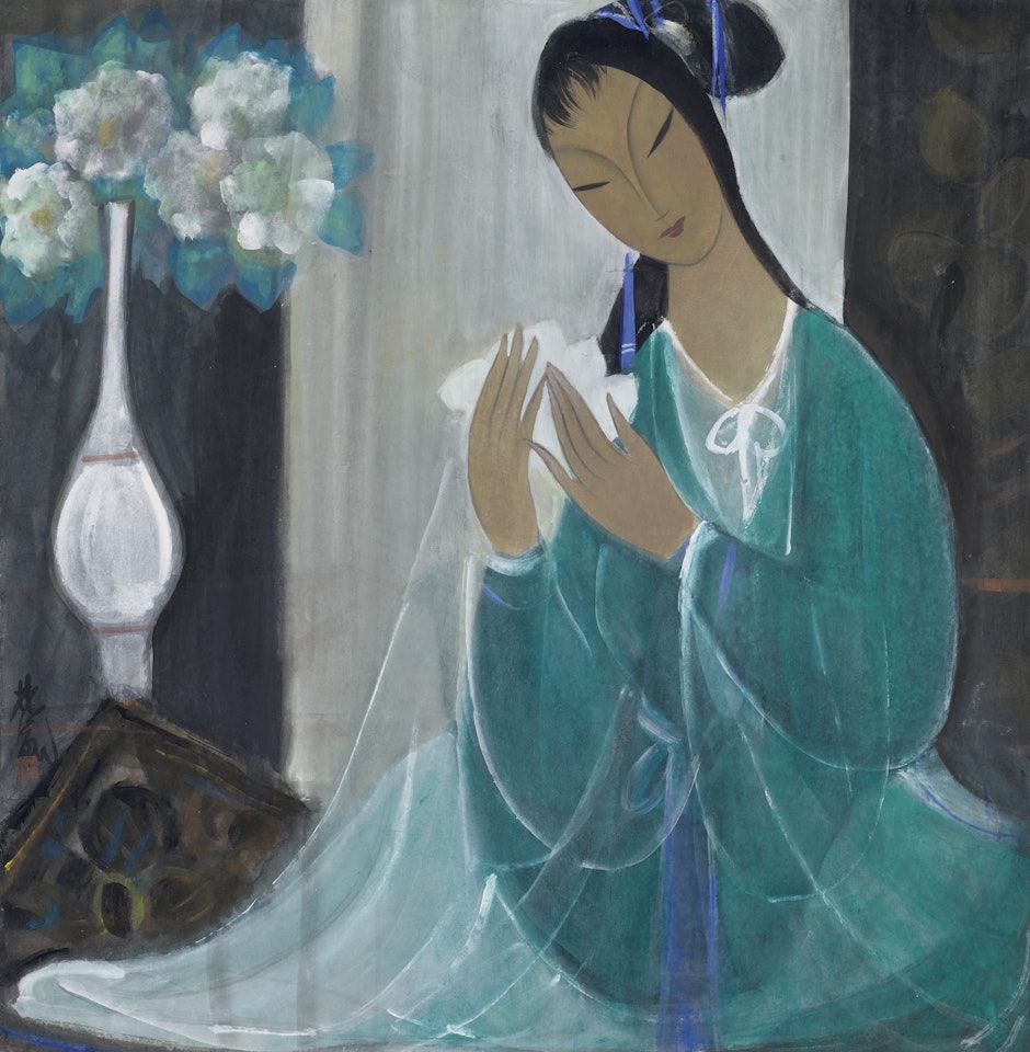 Lady by Lin Fengmian