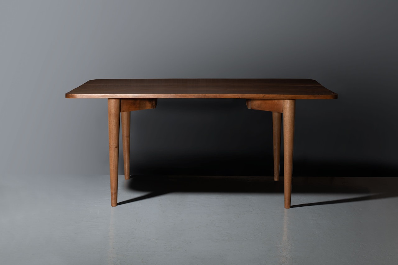 Table pliante formant console by Gio Ponti