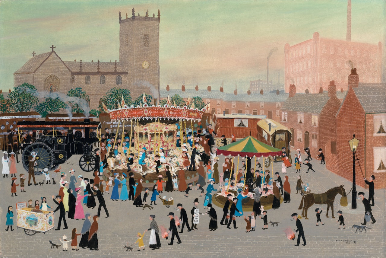 The Wakes Came to Lees by Helen Bradley