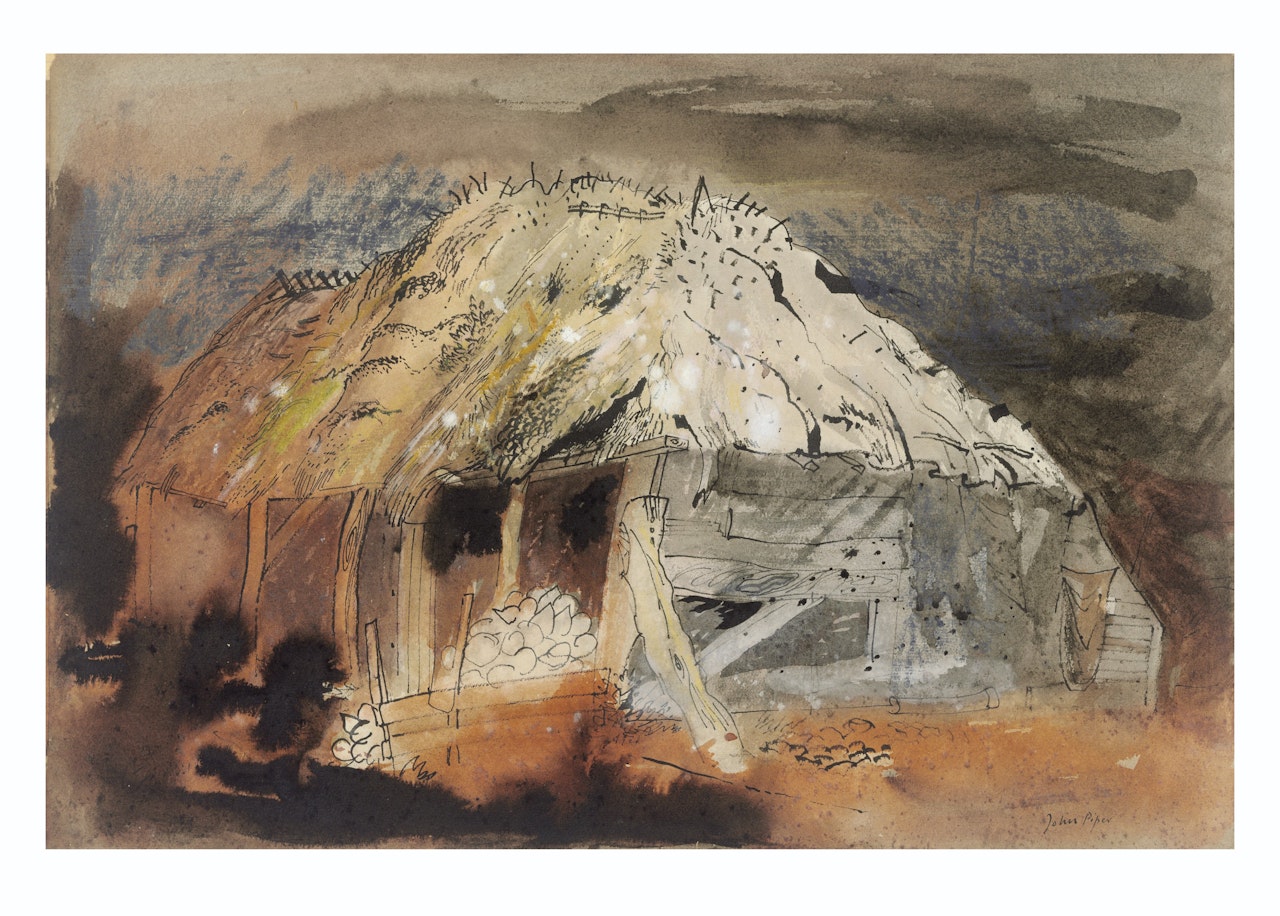 Barn in Hampshire by John Piper