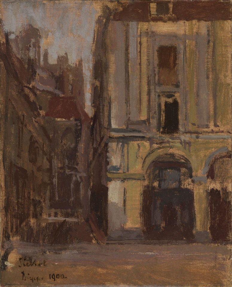 La Rue Notre Dame and the Quai Duquesne by Walter Richard Sickert
