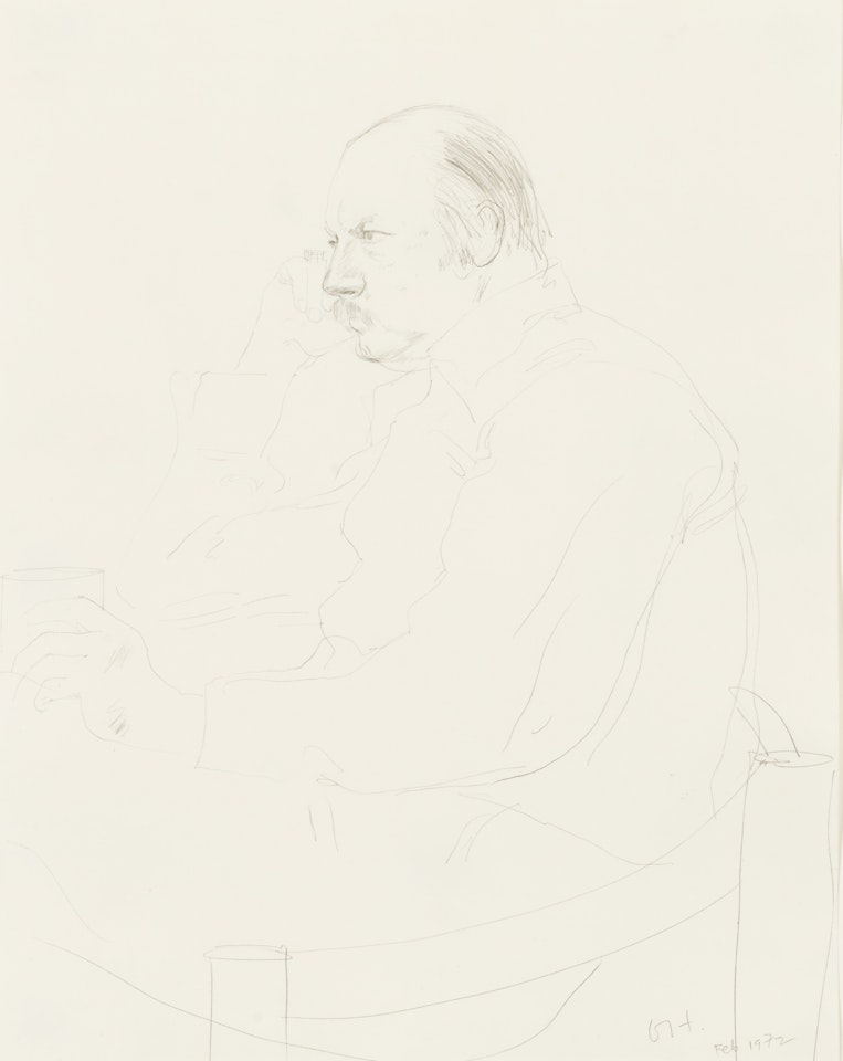 Jonathan Williams by David Hockney