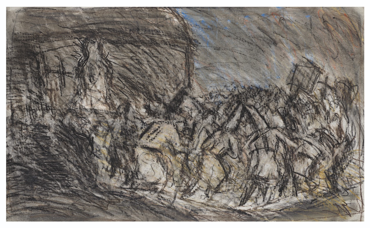 From Goya: Procession of the Flagellants by Leon Kossoff