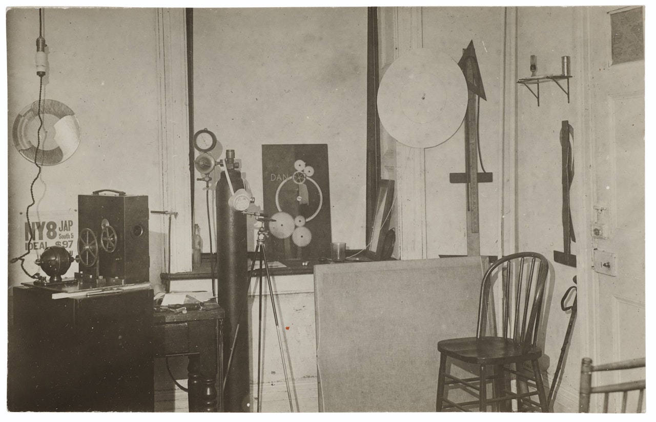 Studio at 47 West 8th Street, New York by Man Ray