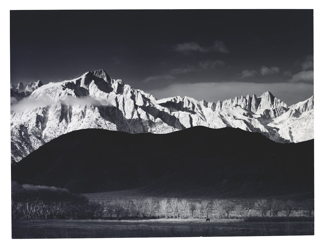 Winter Sunrise, Sierra Nevada by Ansel Adams