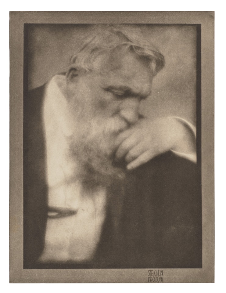 Portrait of Auguste Rodin by Edward Steichen