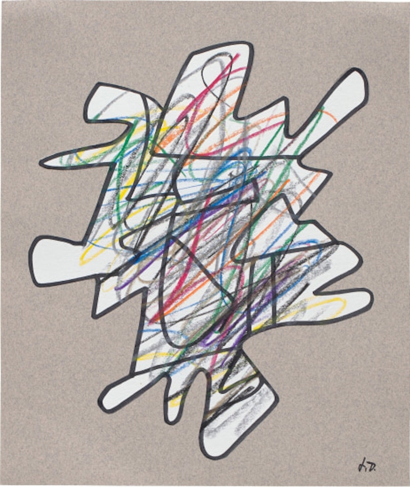 Figure isolée by Jean Dubuffet