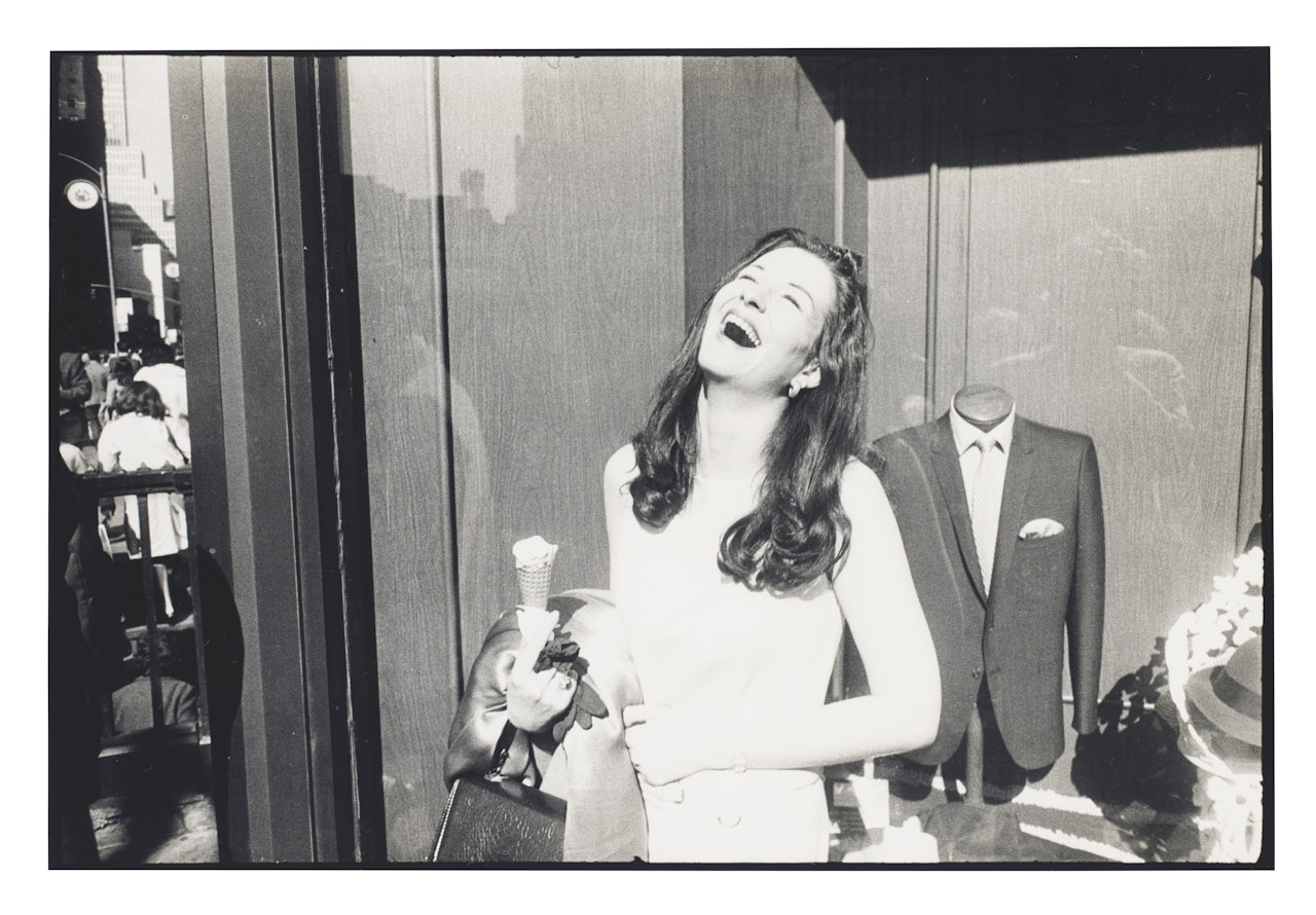 Woman with Ice Cream Cone, New York City by Garry Winogrand