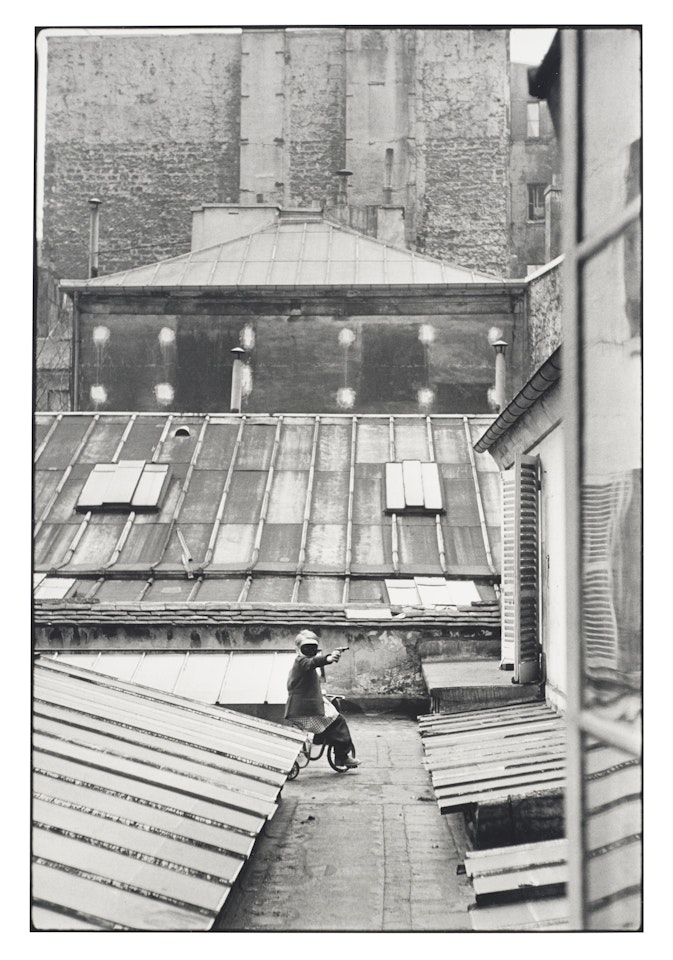 Hotel Courtyard, rue de la Boetie, Paris by Henri Cartier-Bresson