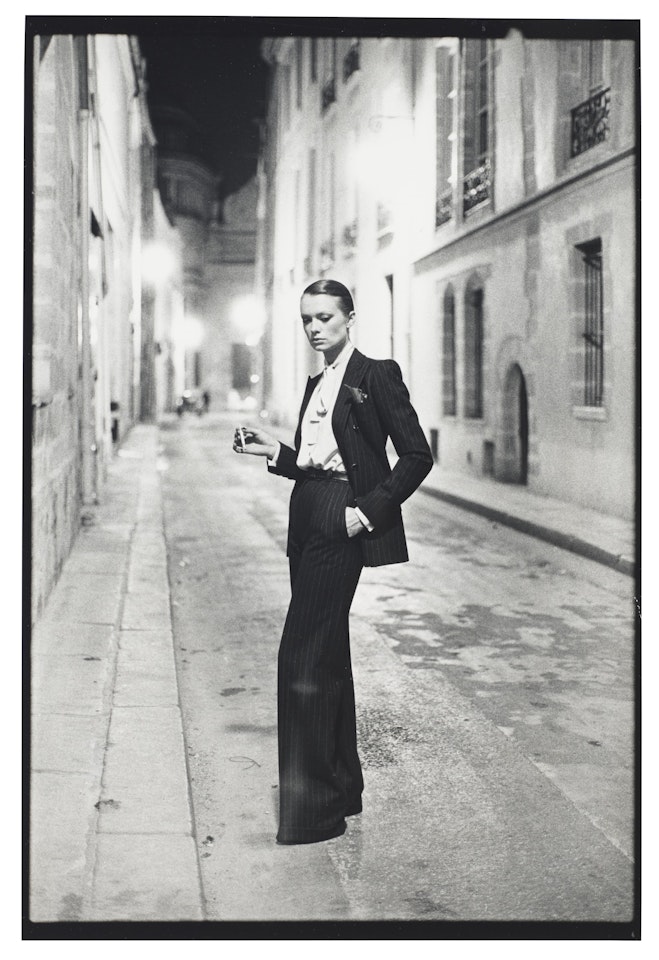 Rue Aubriot, Paris by Helmut Newton