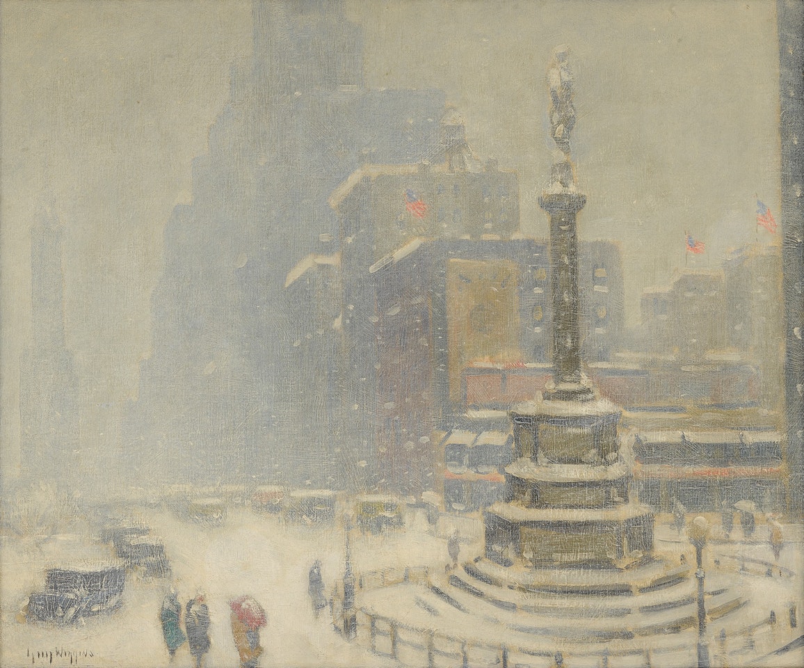COLUMBUS CIRCLE by Guy Carleton Wiggins