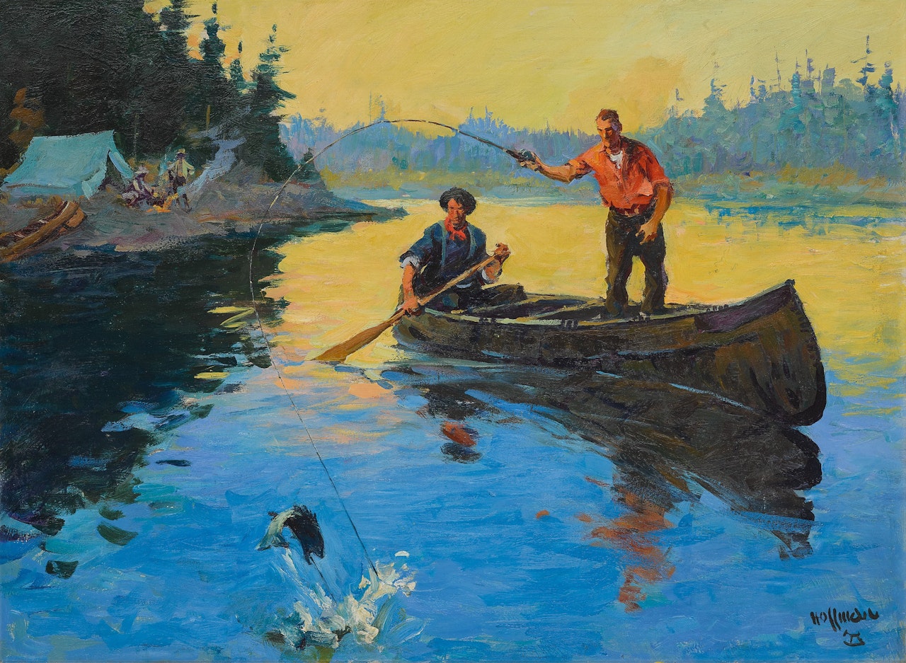 UNTITLED (SMALL MOUTH BAIT) by Frank B. Hoffman