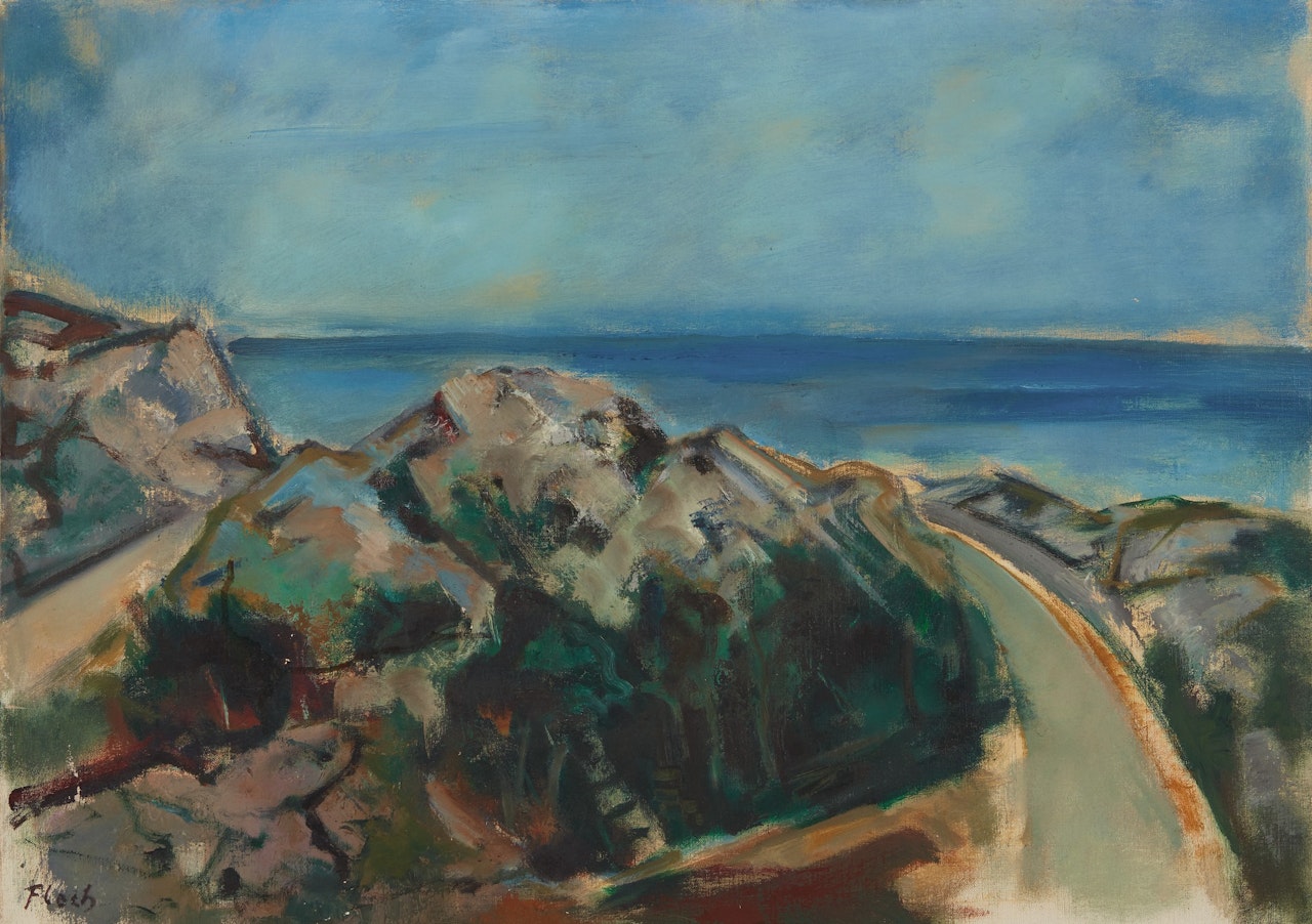 SHORE NEAR SAN FRANCISCO by Joseph Floch