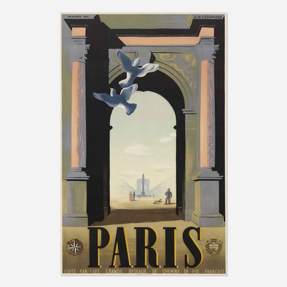 Paris by Cassandre (Adolphe Jean-Marie Mouron)