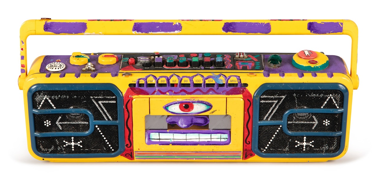 UNTITLED (BOOM BOX) by Kenny Scharf